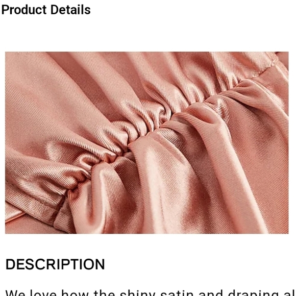 Express Satin Draped Shoulder Top size medium - Picture 12 of 14